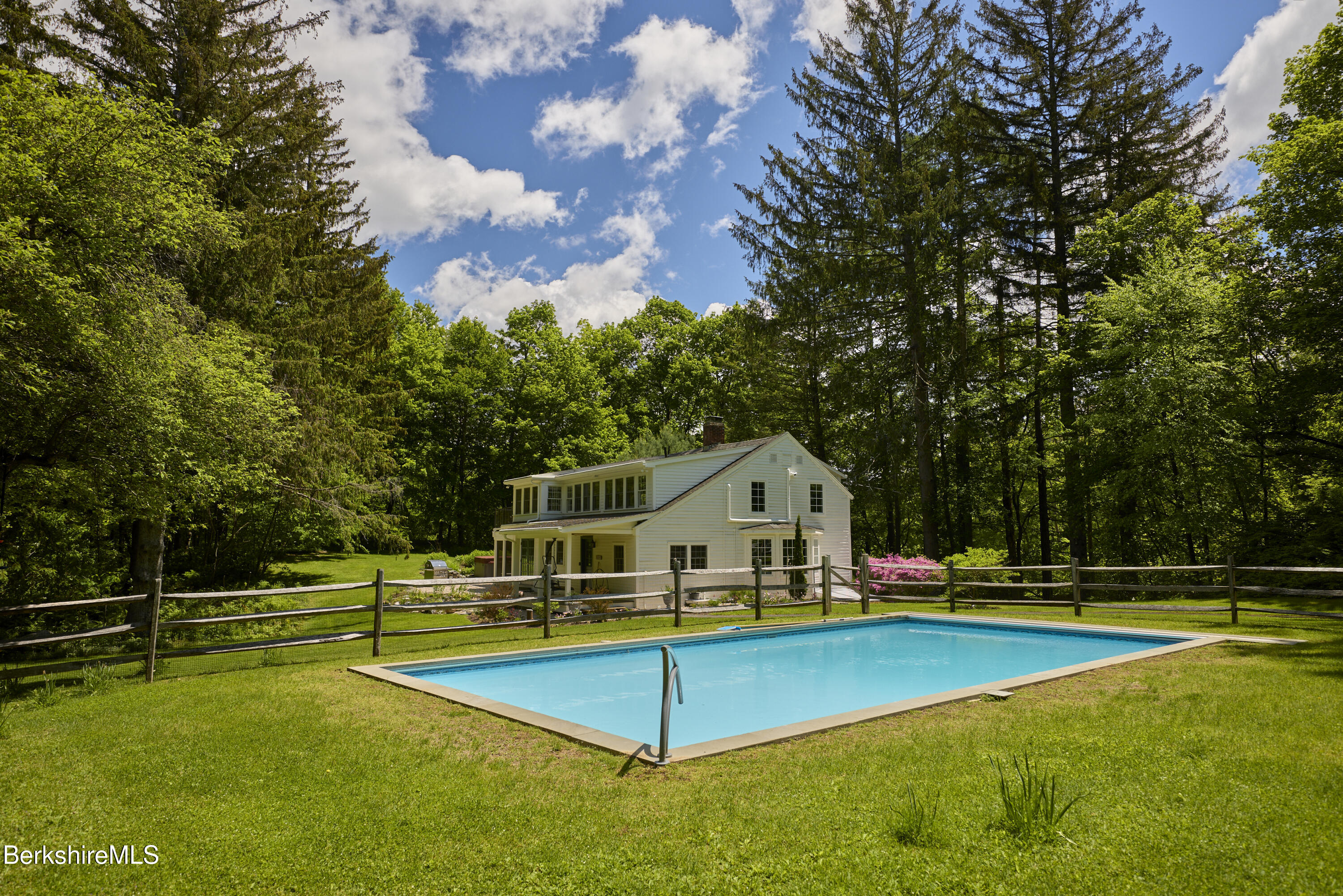 270 Hillsdale Road Egremont, MA 01230 - Photo 2 of 39 a view of an house with swimming pool and yard