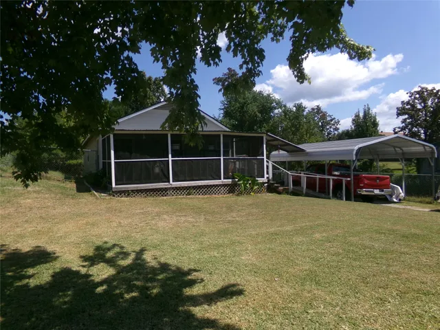 a view of outdoor space and deck