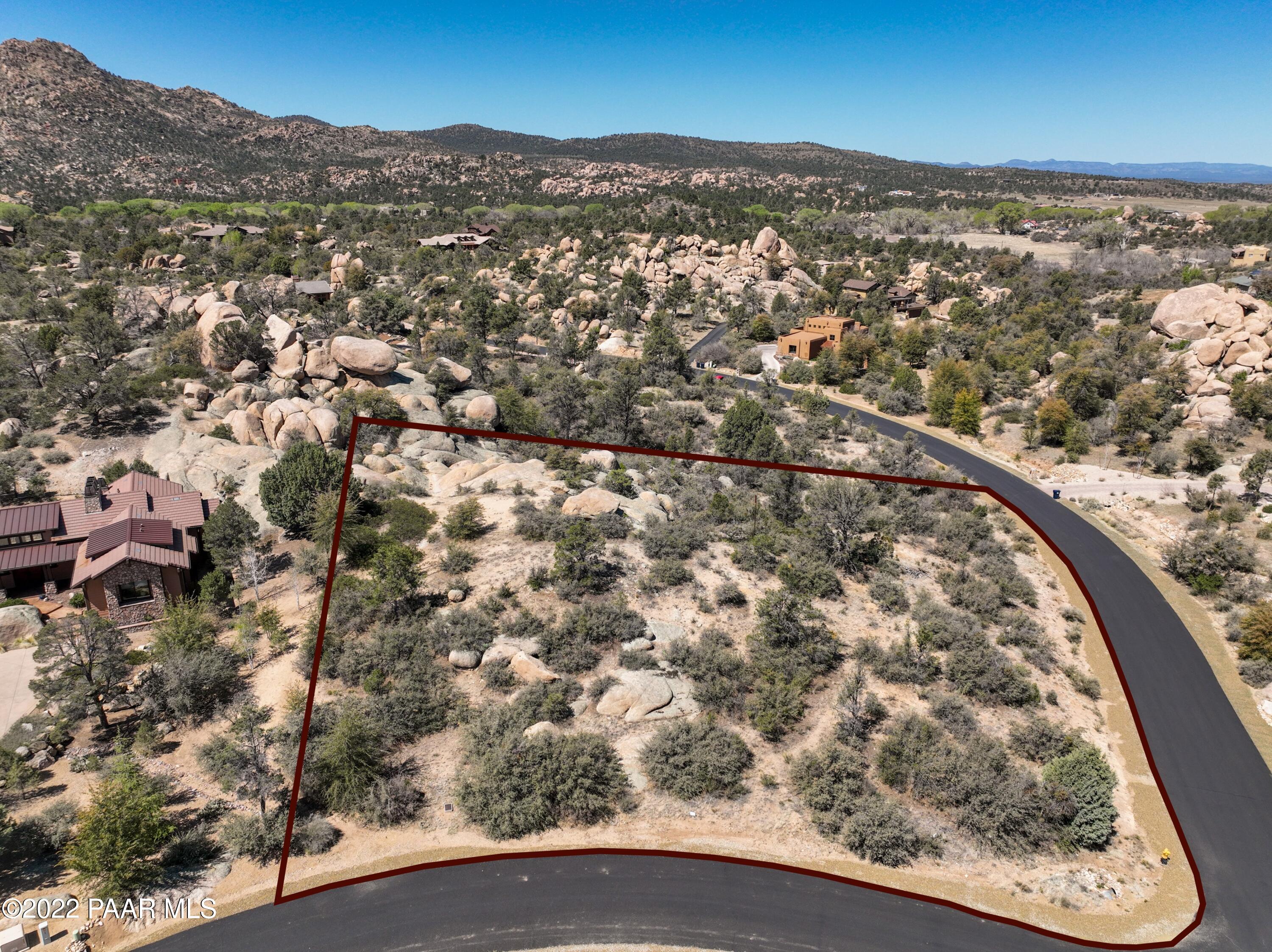 9970 Clear Fork Road Prescott, AZ 86305 - Photo 2 of 23 an aerial view of residential houses with outdoor space