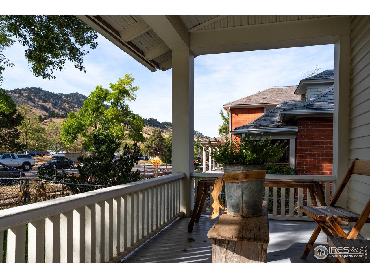 2430 4th Street Boulder, CO 80304 - Photo 22 of 24 Front Porch w/ Foothills Views