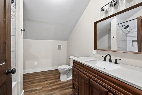 a terrace with a table and chairs