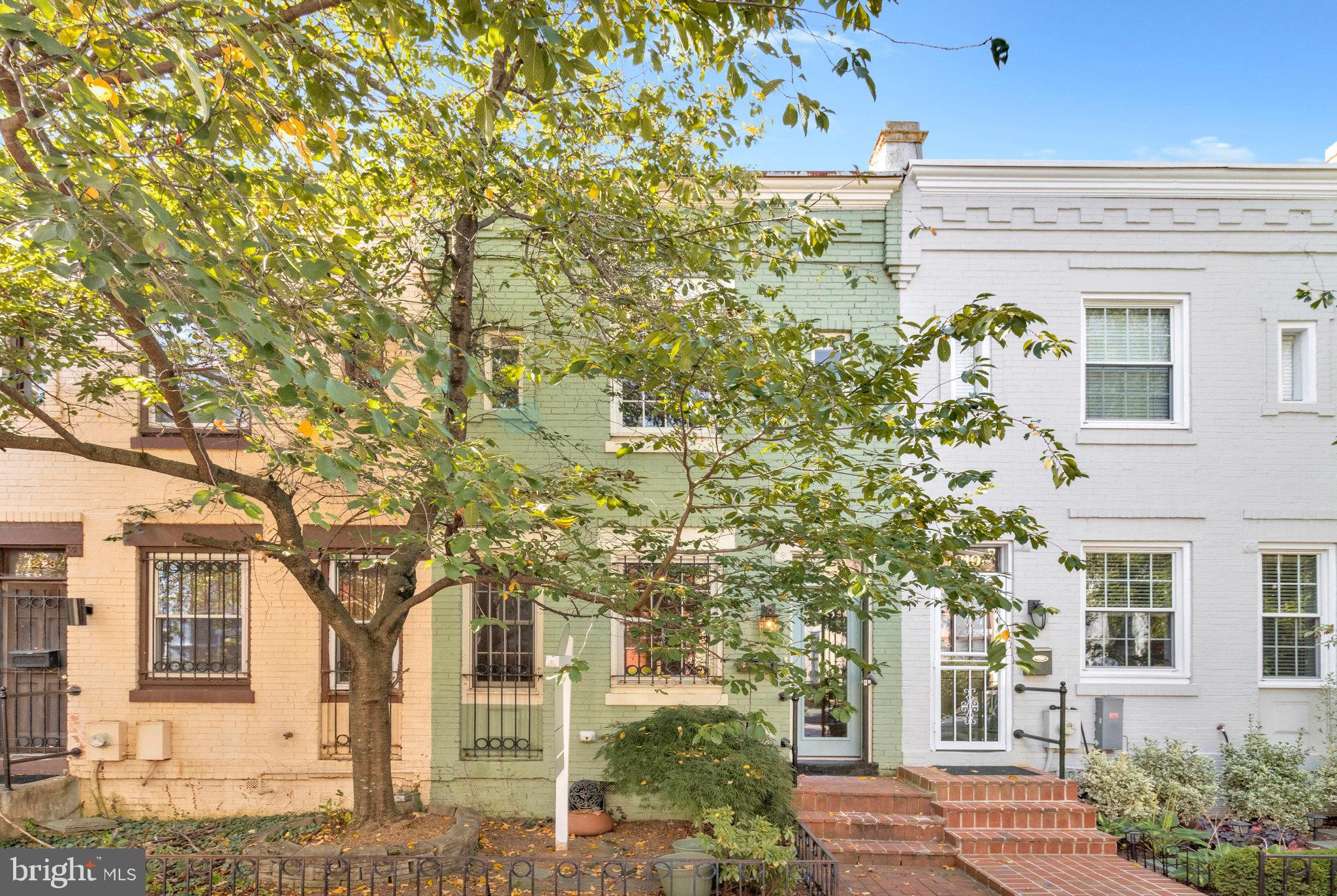 1221 Duncan Place Northeast Washington, DC 20002 - Photo 1 of 24 Adorable Facade with a Cherry Blossom Tree