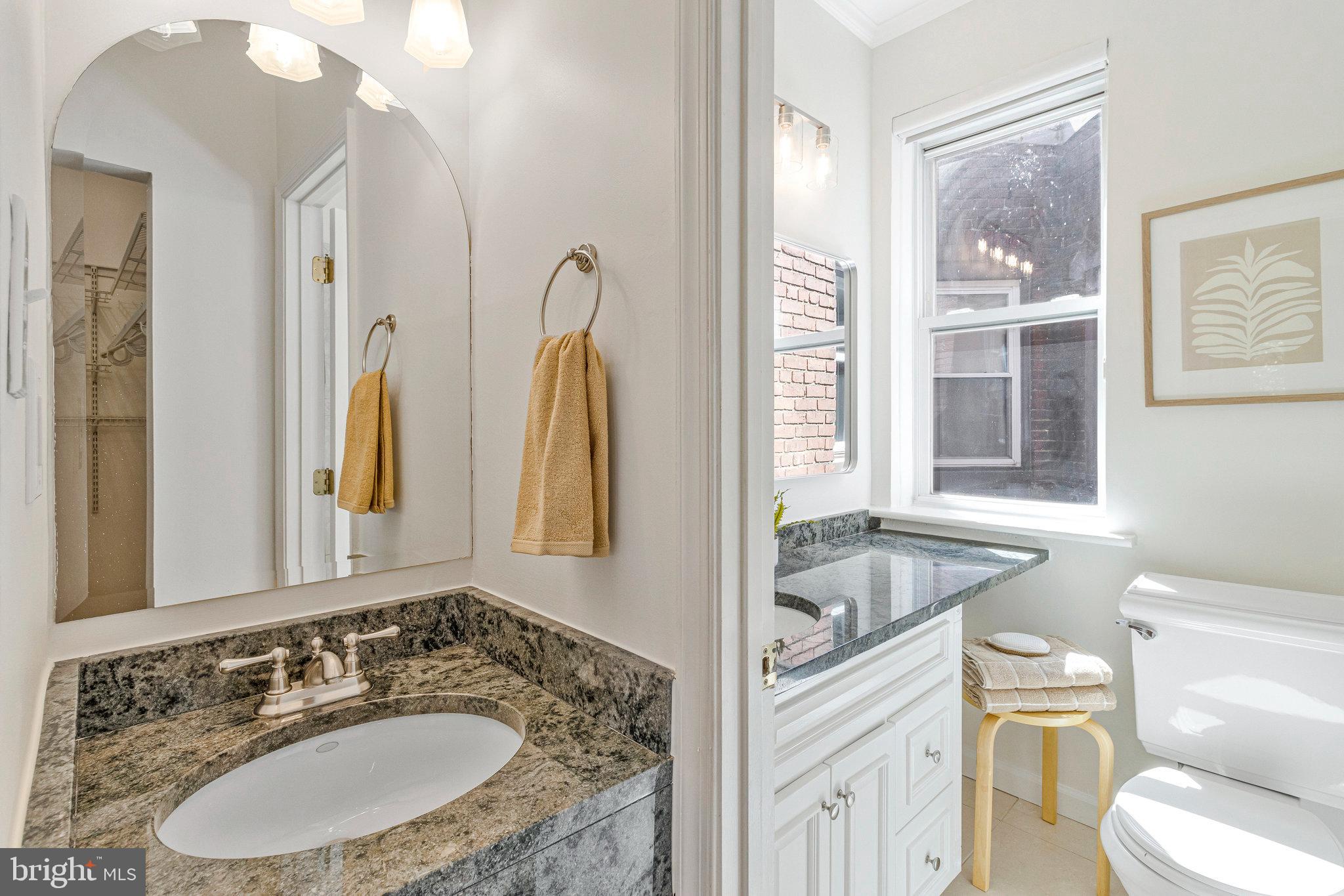1221 Duncan Place Northeast Washington, DC 20002 - Photo 19 of 24 Primary bath with two sinks! They come in handy!