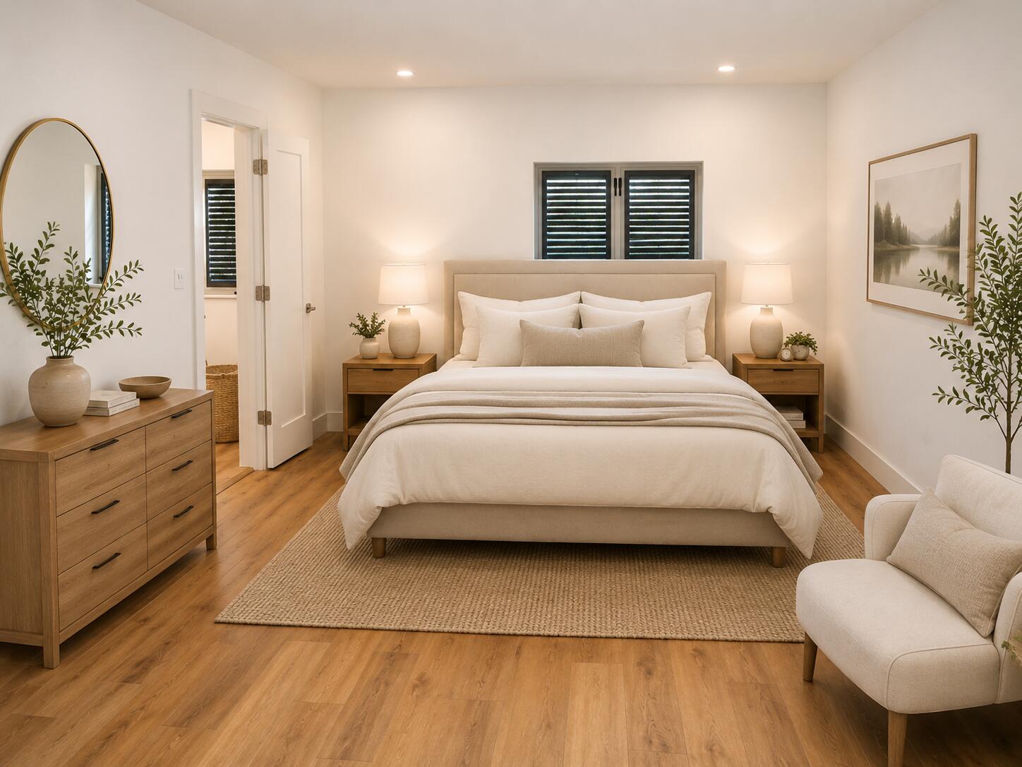 4815 Cleveland Street Hollywood, FL 33021 - Photo 13 of 31 a bedroom with bed and window