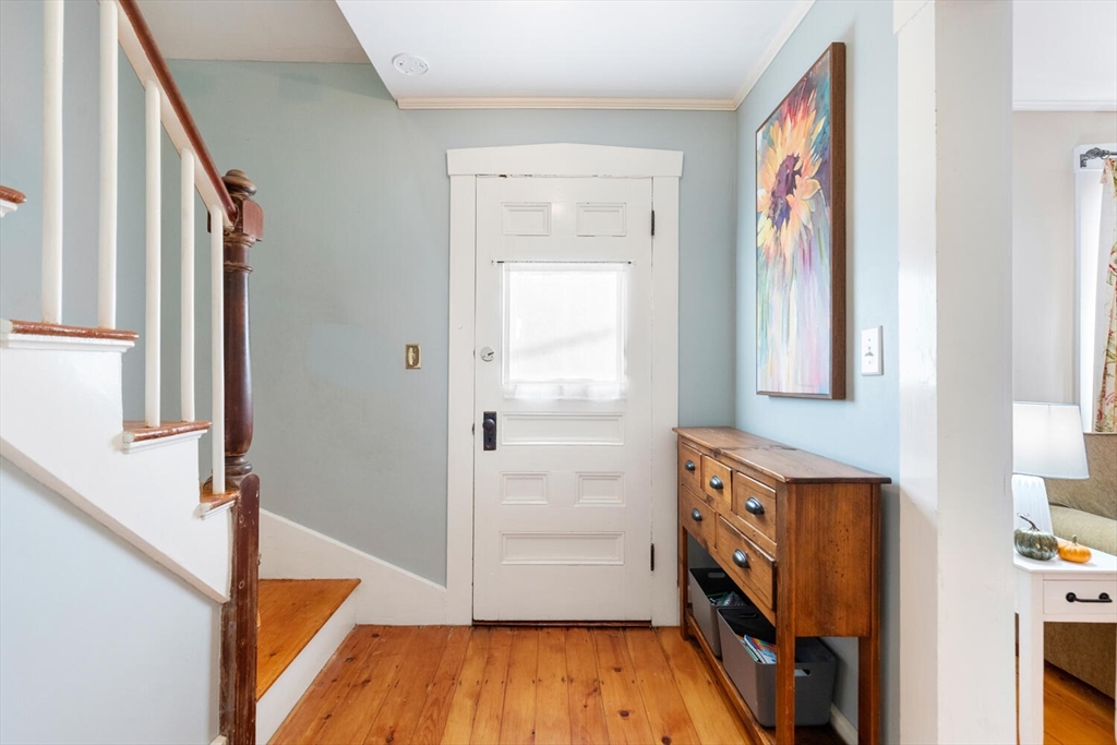 100 Willow Street Hamilton, MA 01982 - Photo 6 of 35 a view of front door with wooden floor