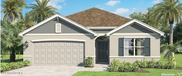 front view of a house and a yard
