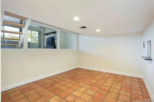 a view of an empty room