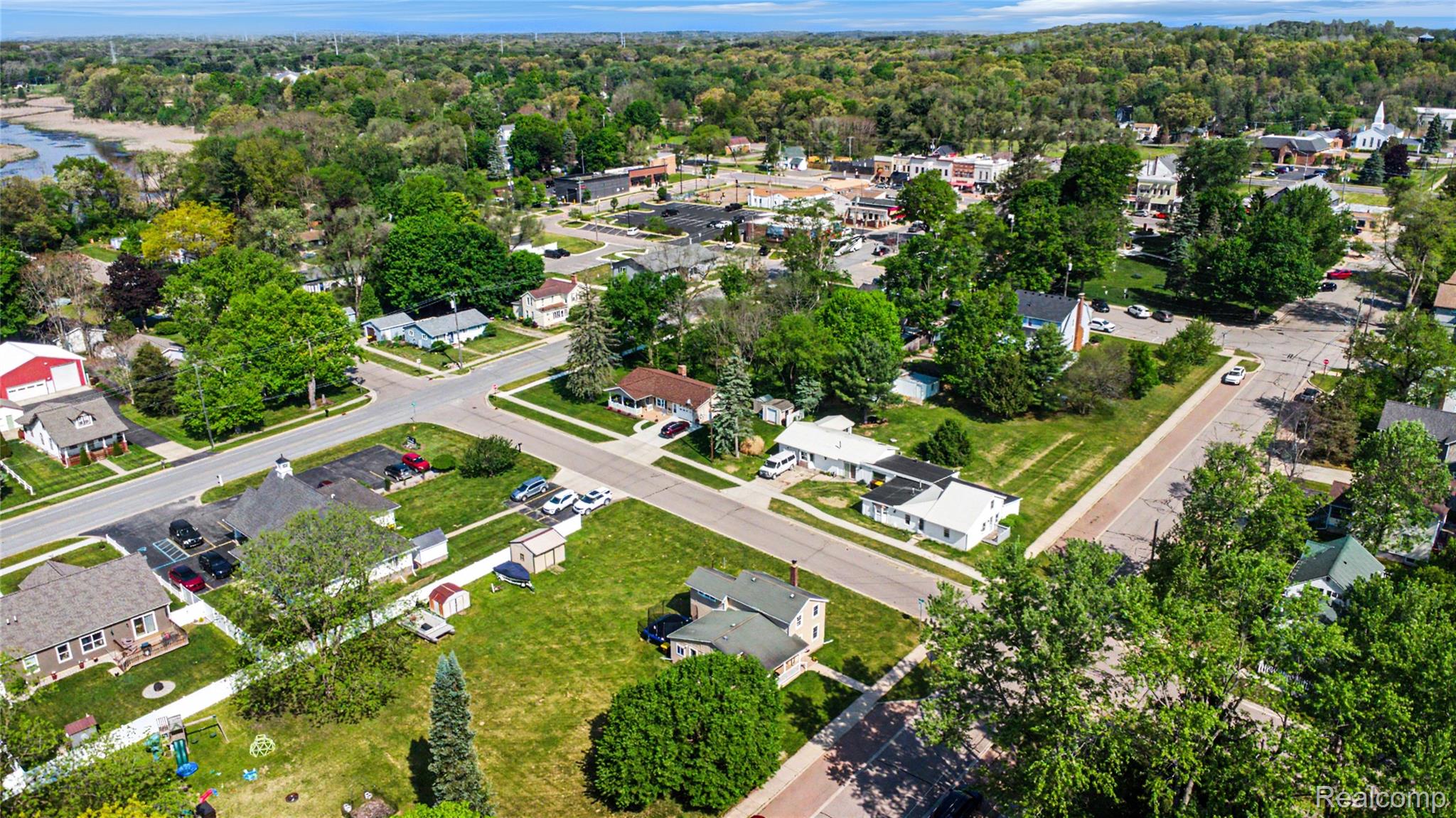 306 Mill Street Pinckney, MI 48169 - Photo 24 of 29 Arial view of home