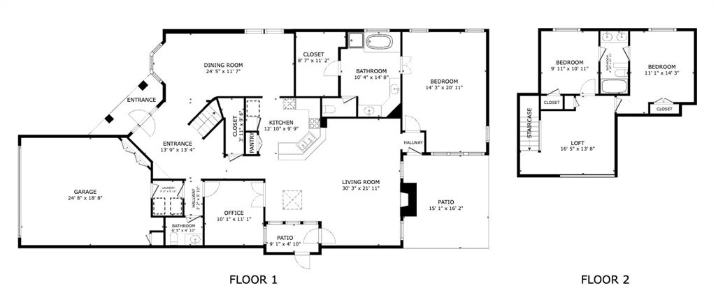 3840 Azure Lane Addison, TX 75001 - Photo 36 of 36 View of floor plan / room layout