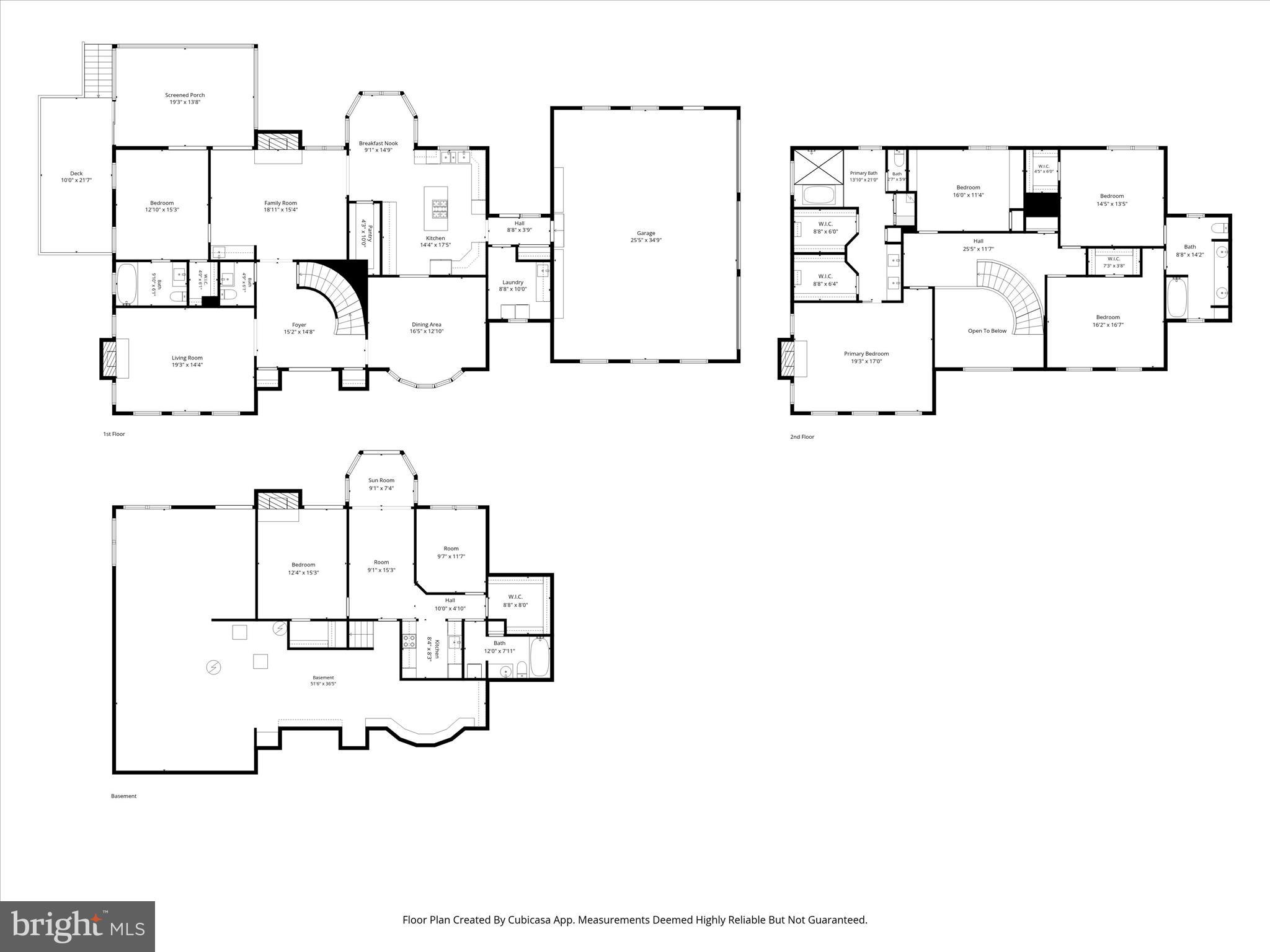 1051 Kelso Road Great Falls, VA 22066 - Photo 40 of 40 All levels floor plan