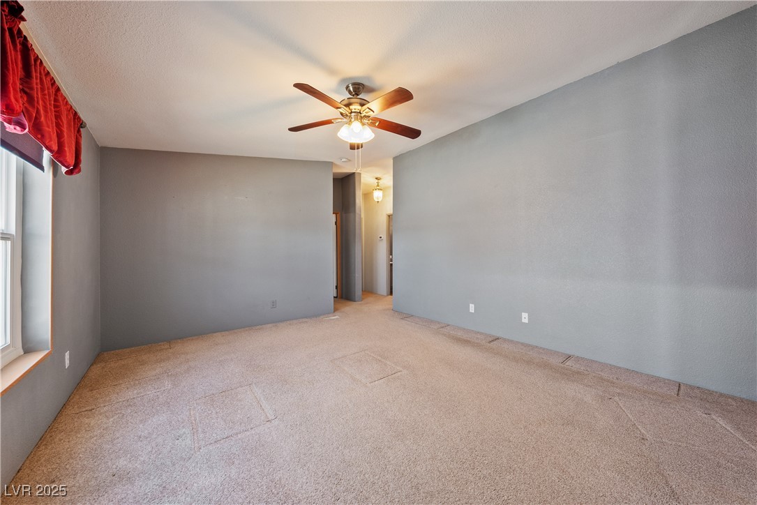 1391 East Casey Road Pahrump, NV 89048 - Photo 13 of 40 Unfurnished room with carpet and ceiling fan