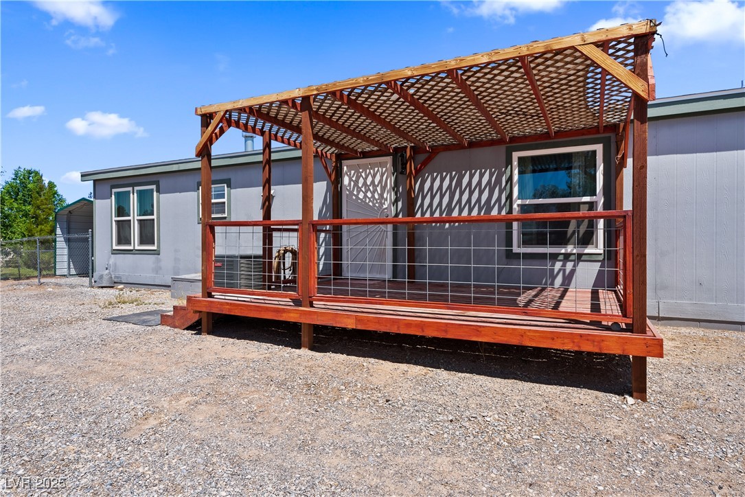 1391 East Casey Road Pahrump, NV 89048 - Photo 30 of 40 View of rear view of property