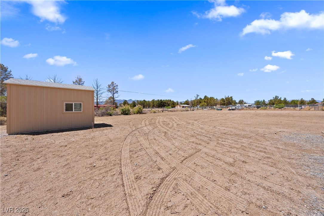 1391 East Casey Road Pahrump, NV 89048 - Photo 36 of 40 View of yard