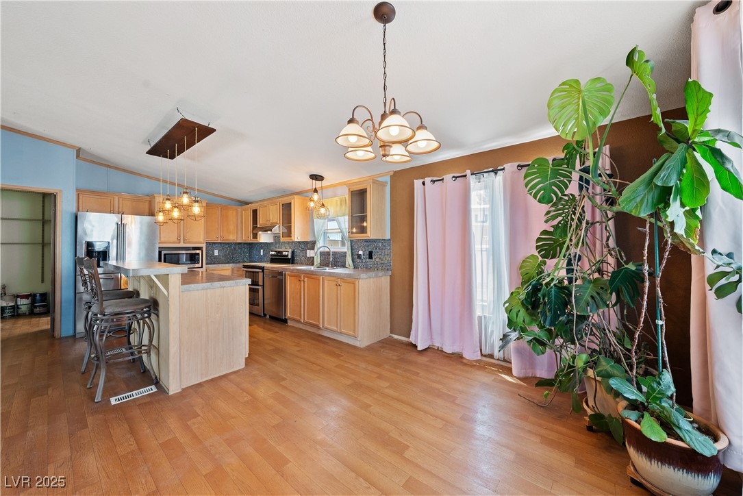 1391 East Casey Road Pahrump, NV 89048 - Photo 9 of 40 Kitchen with appliances with stainless steel finis