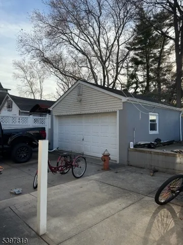 a view of a car garage