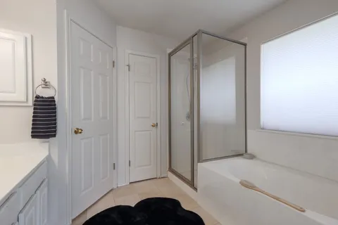 a view of closet area