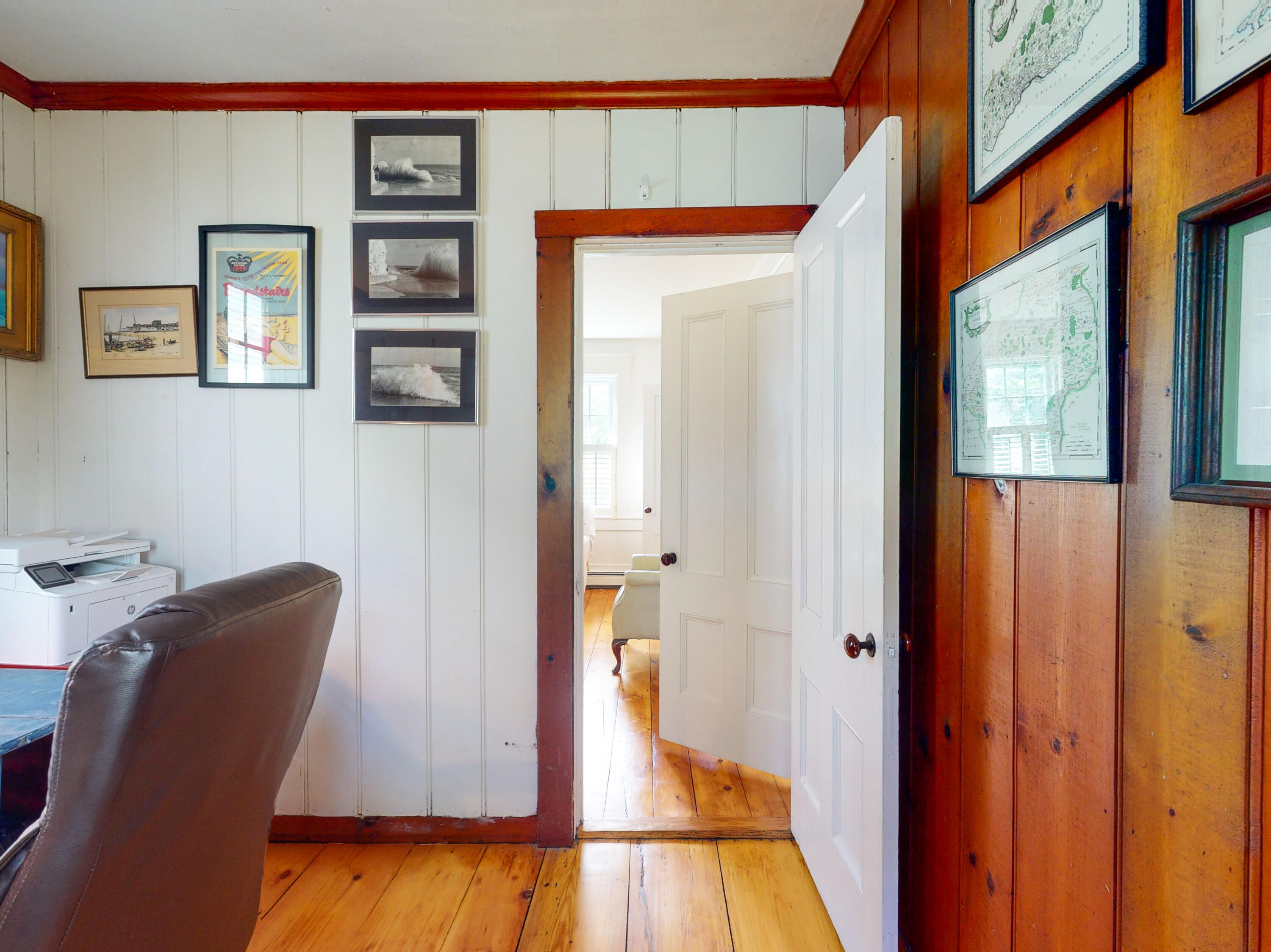 280 Chatham Road Harwich, MA 02645 - Photo 11 of 45 a view of hallway with furniture and wooden floor