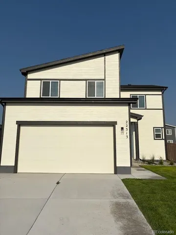a house view with a outdoor space