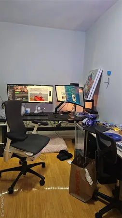 a room with musical instruments