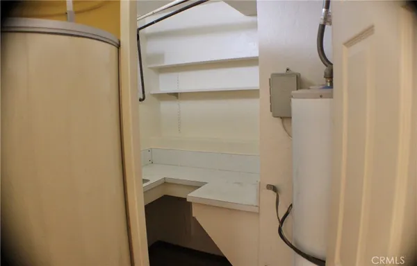 a bathroom with a shower and a toilet