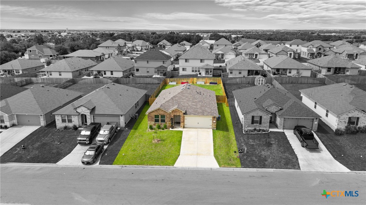 8903 Cantera Rdg Road Temple, TX 76502 - Photo 16 of 25 an aerial view of multiple houses with yard