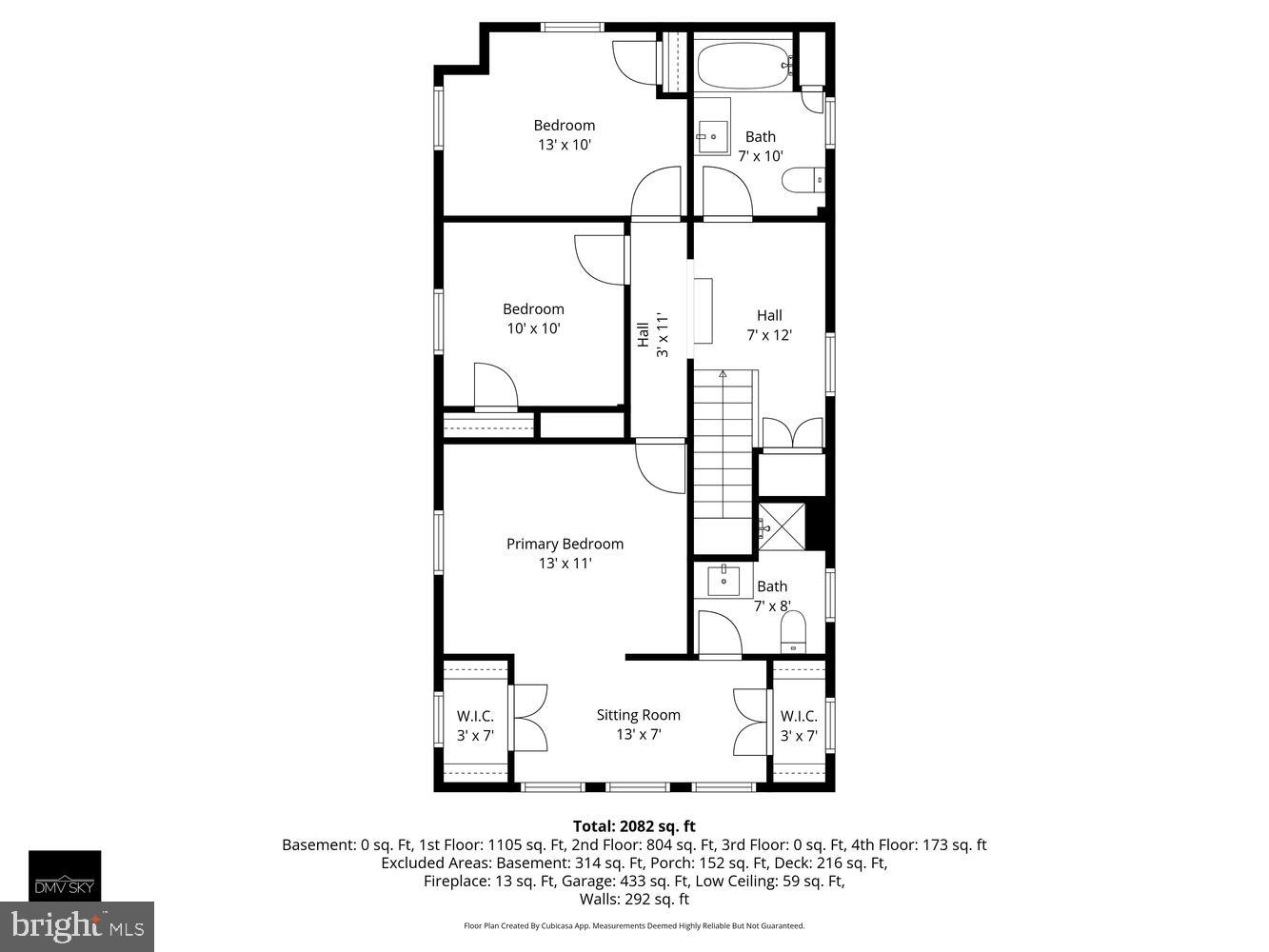 341 East G Street Purcellville, VA 20132 - Photo 68 of 68 Upper Level Floor Plan
