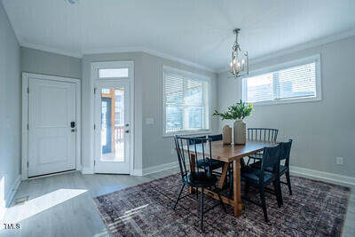 167 Logbridge Road Chapel Hill, NC 27516 - Photo 17 of 45 Dining rooms showing back doors