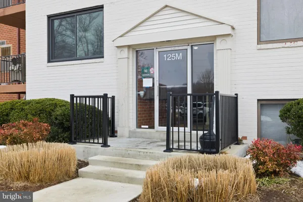 a view of a entryway door front of house