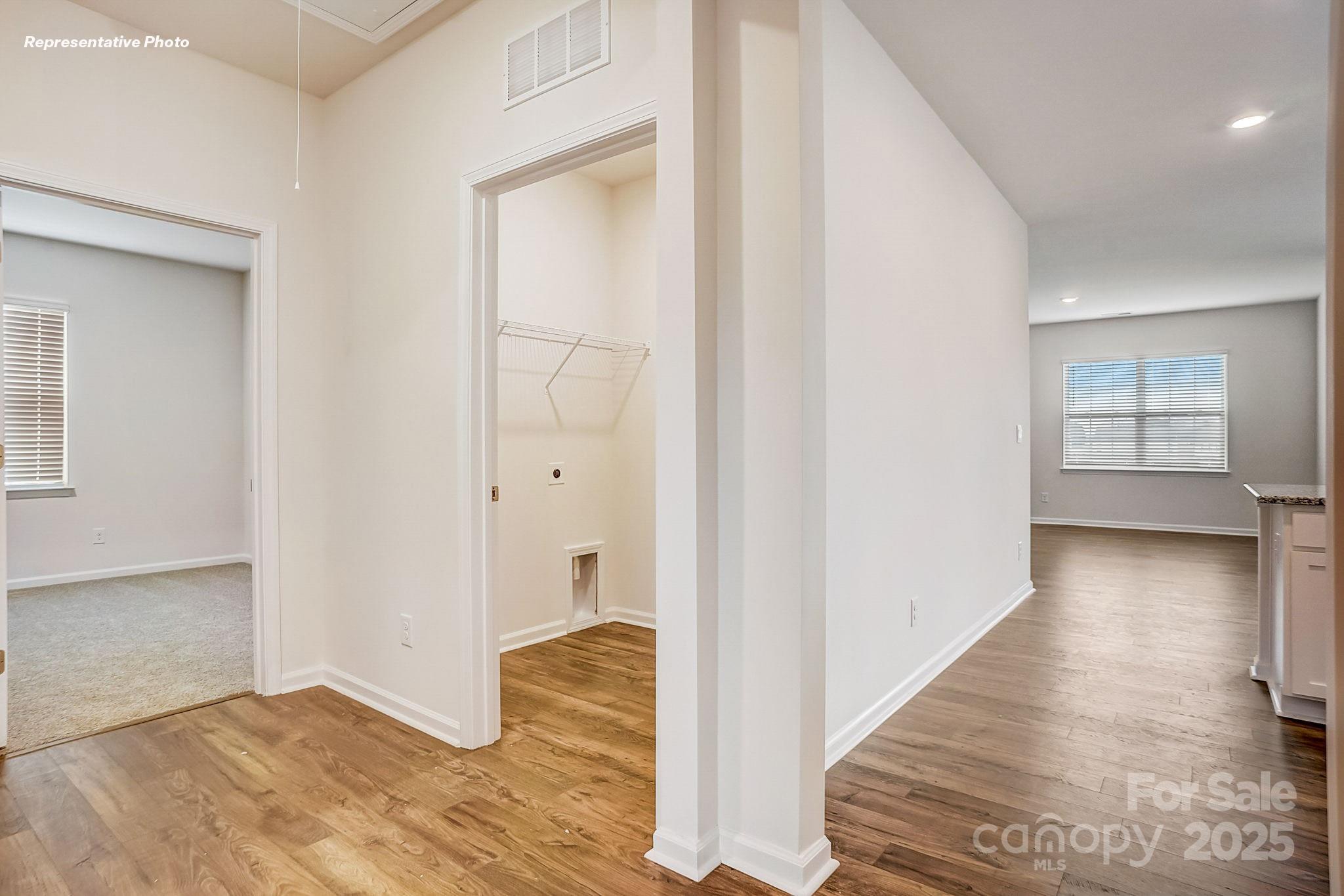 2687 Goose Fair Road Maiden, NC 28650 - Photo 16 of 24 a view of hallway with wooden floor