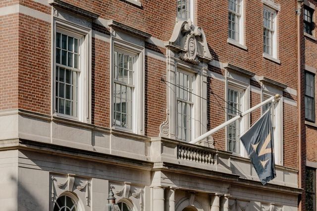 a building with an entrance