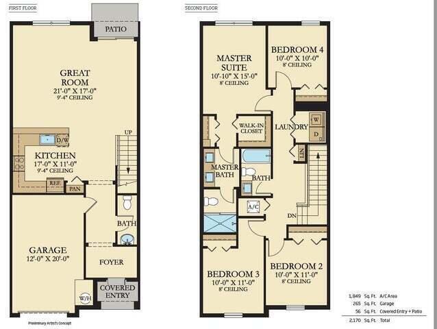 2004 Sugar Maple Drive Riviera Beach, FL 33410 - Photo 37 of 37 Floor Plan