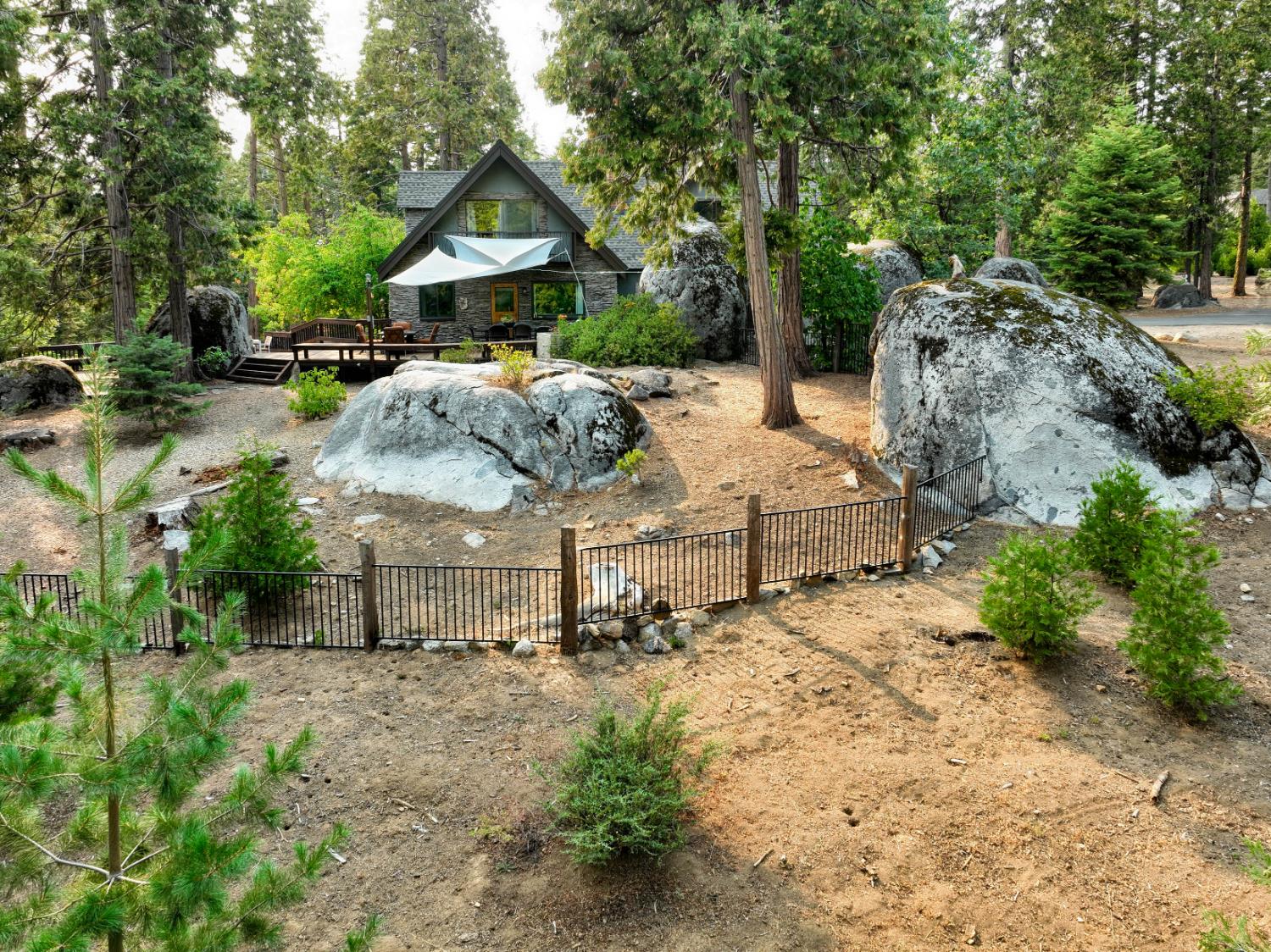 38848 Ridge Road Shaver Lake, CA 93664 - Photo 78 of 81 a view of a town with large trees