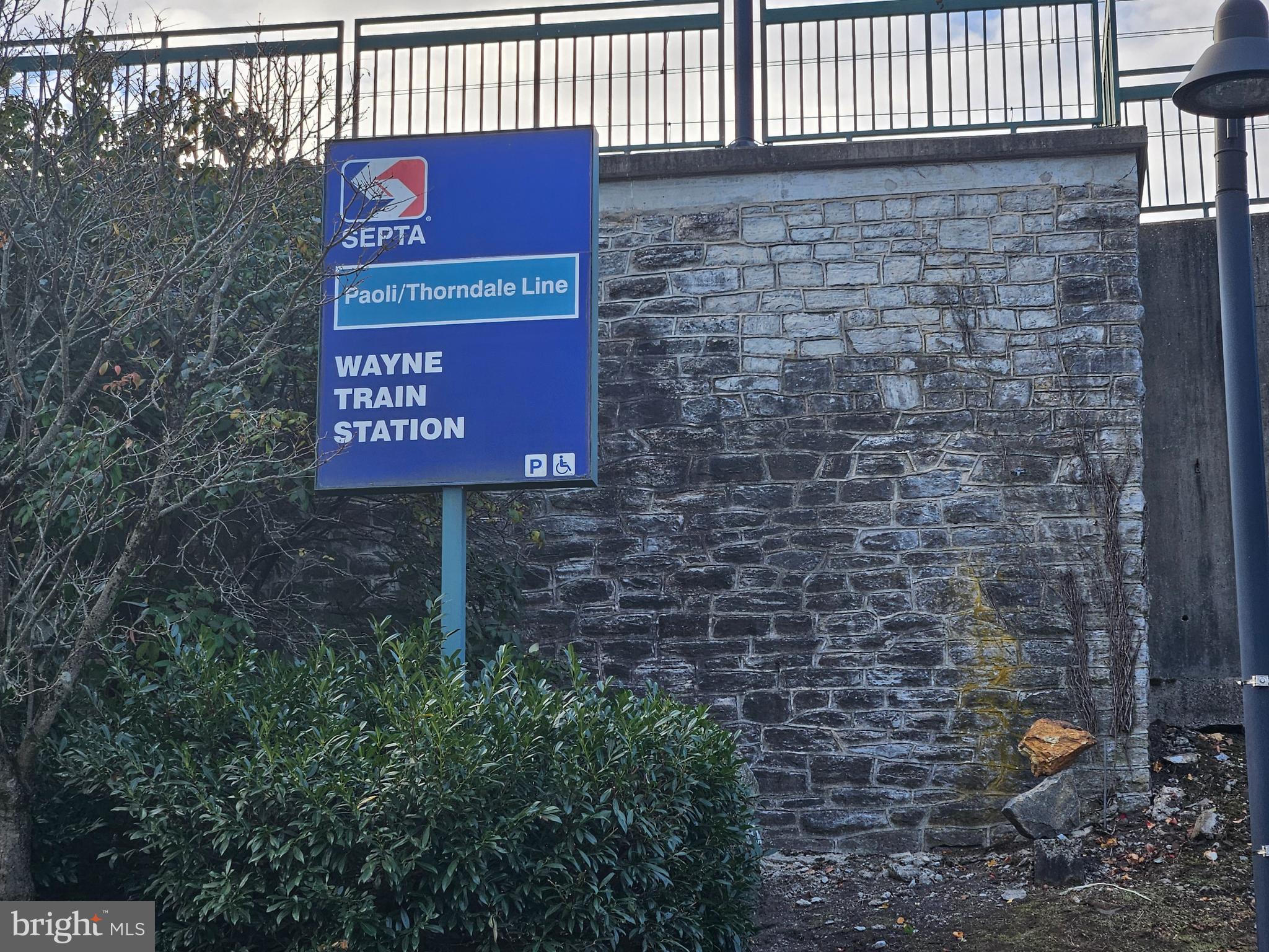 200 North Wayne Avenue, Unit 13 Wayne, PA 19087 - Photo 12 of 15 Train Station across the street