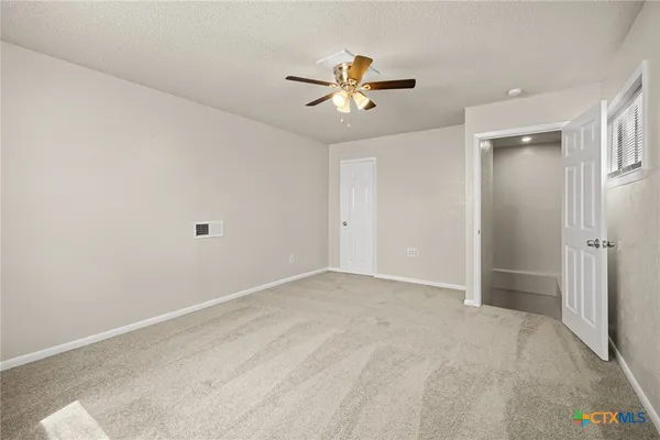a view of an empty room