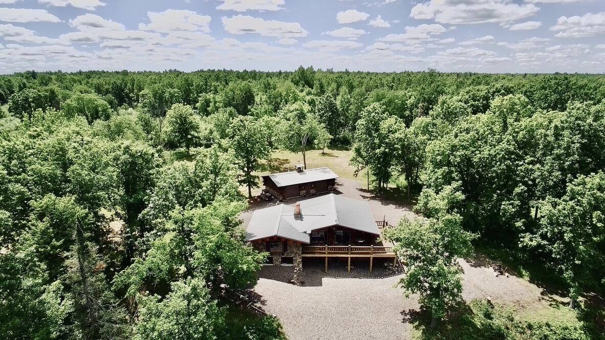 N1742 County Road North Kennan, WI 54537 - Photo 53 of 61 Drone view from river