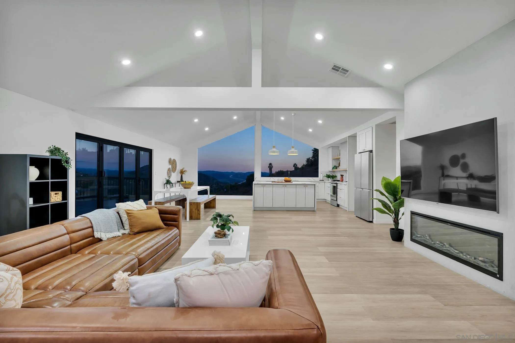 1029 Rainbow Valley Court Fallbrook, CA 92028 - Photo 5 of 75 a living room with furniture and a flat screen tv