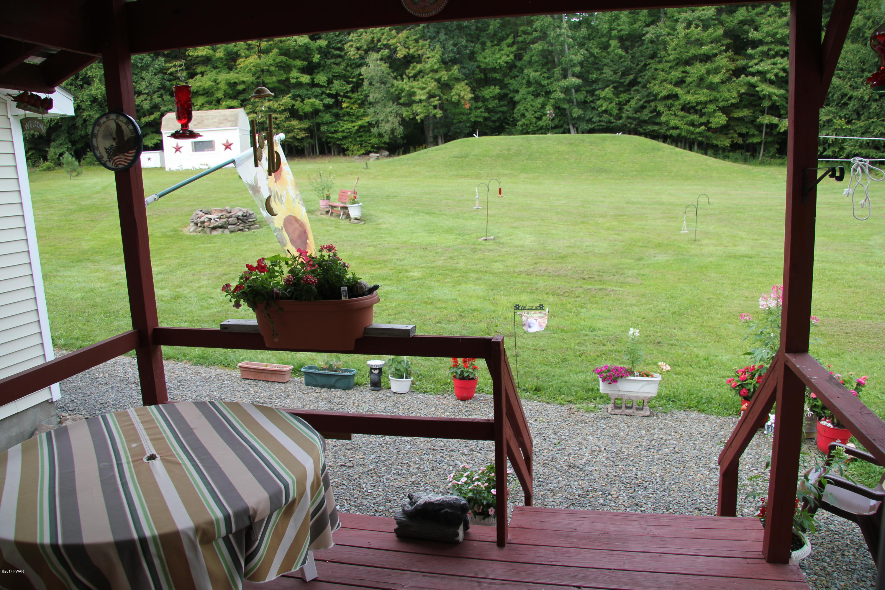 157 Hilltop Road Newfoundland, PA 18445 - Photo 22 of 34 REAR COVERED PORCH