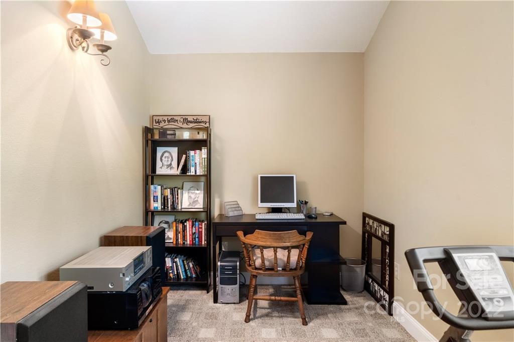 204 Nottingham Road Maggie Valley, NC 28751 - Photo 27 of 46 a view of a workspace with furniture