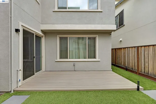 a view of outdoor space with seating