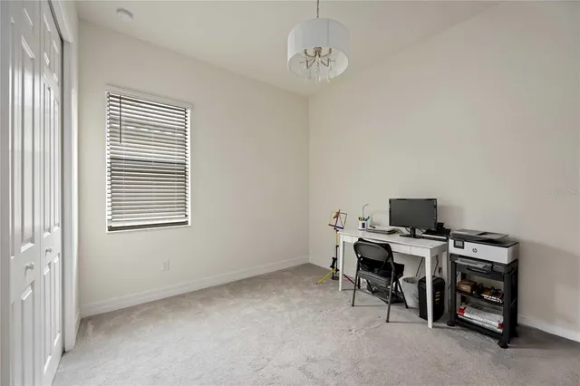 a view of a workspace with a window