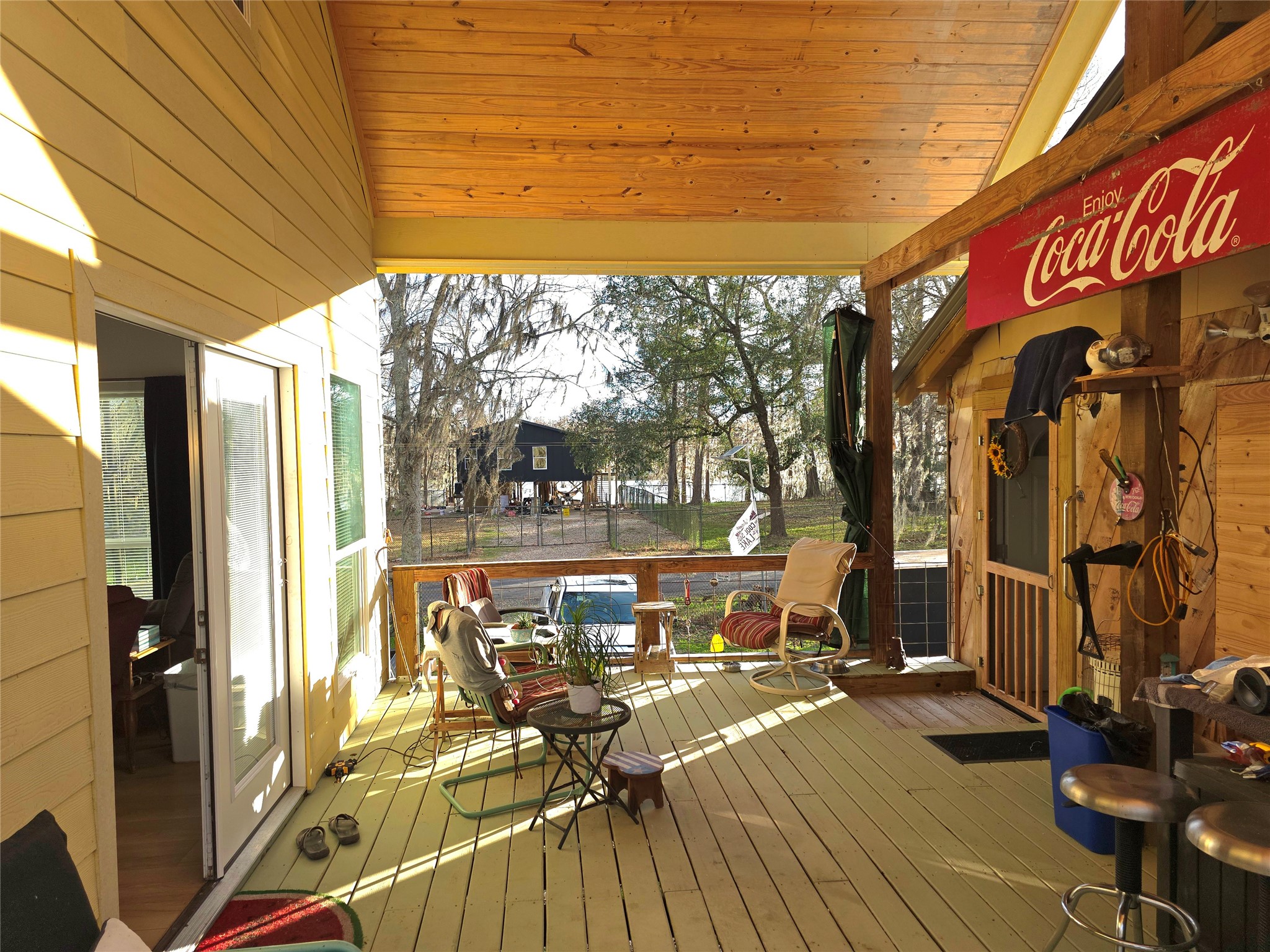 978 County Road 2859 Cleveland, TX 77327 - Photo 30 of 50 a view of steet with deck