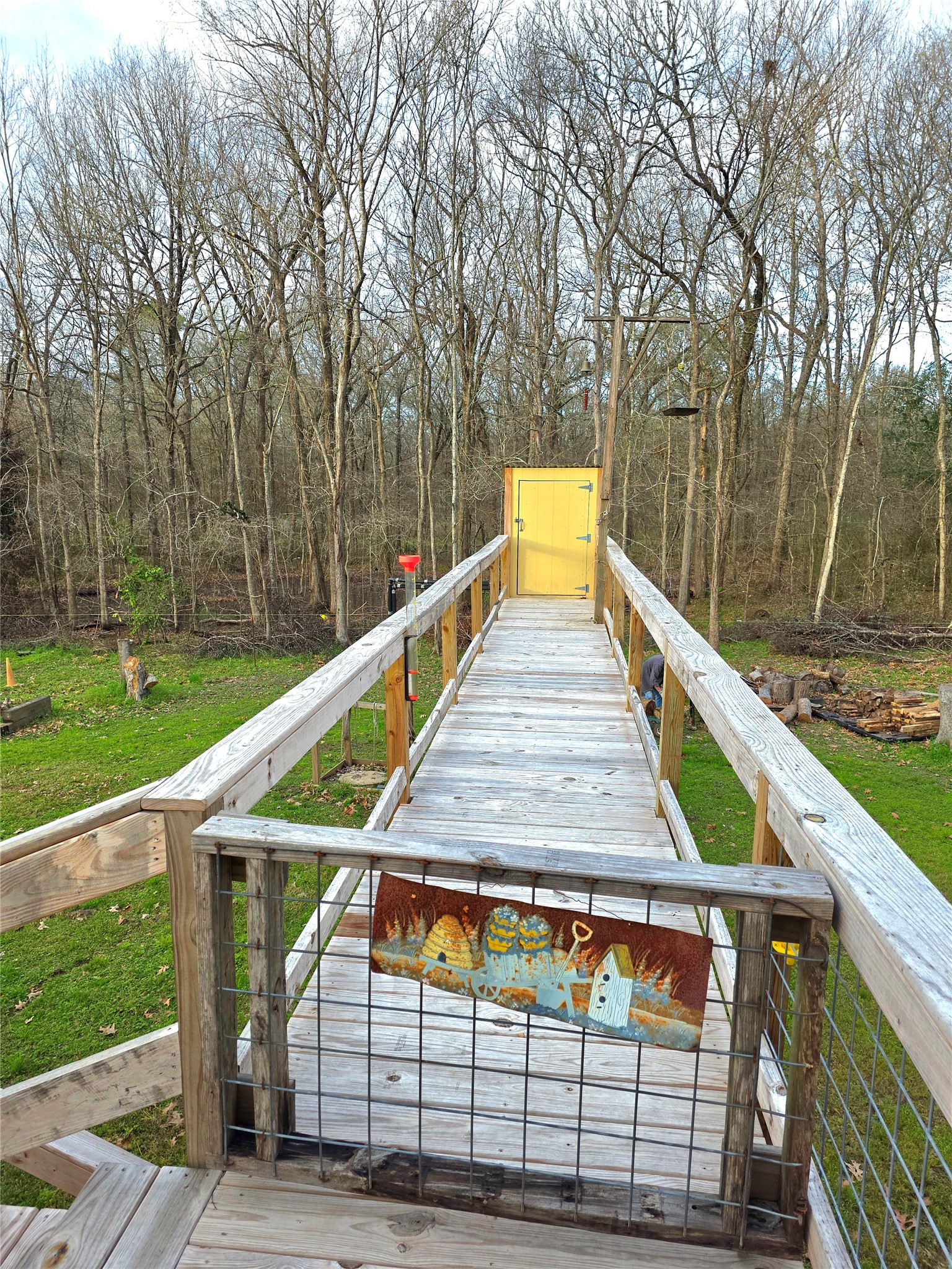 978 County Road 2859 Cleveland, TX 77327 - Photo 39 of 50 Raised walkway to Water Well