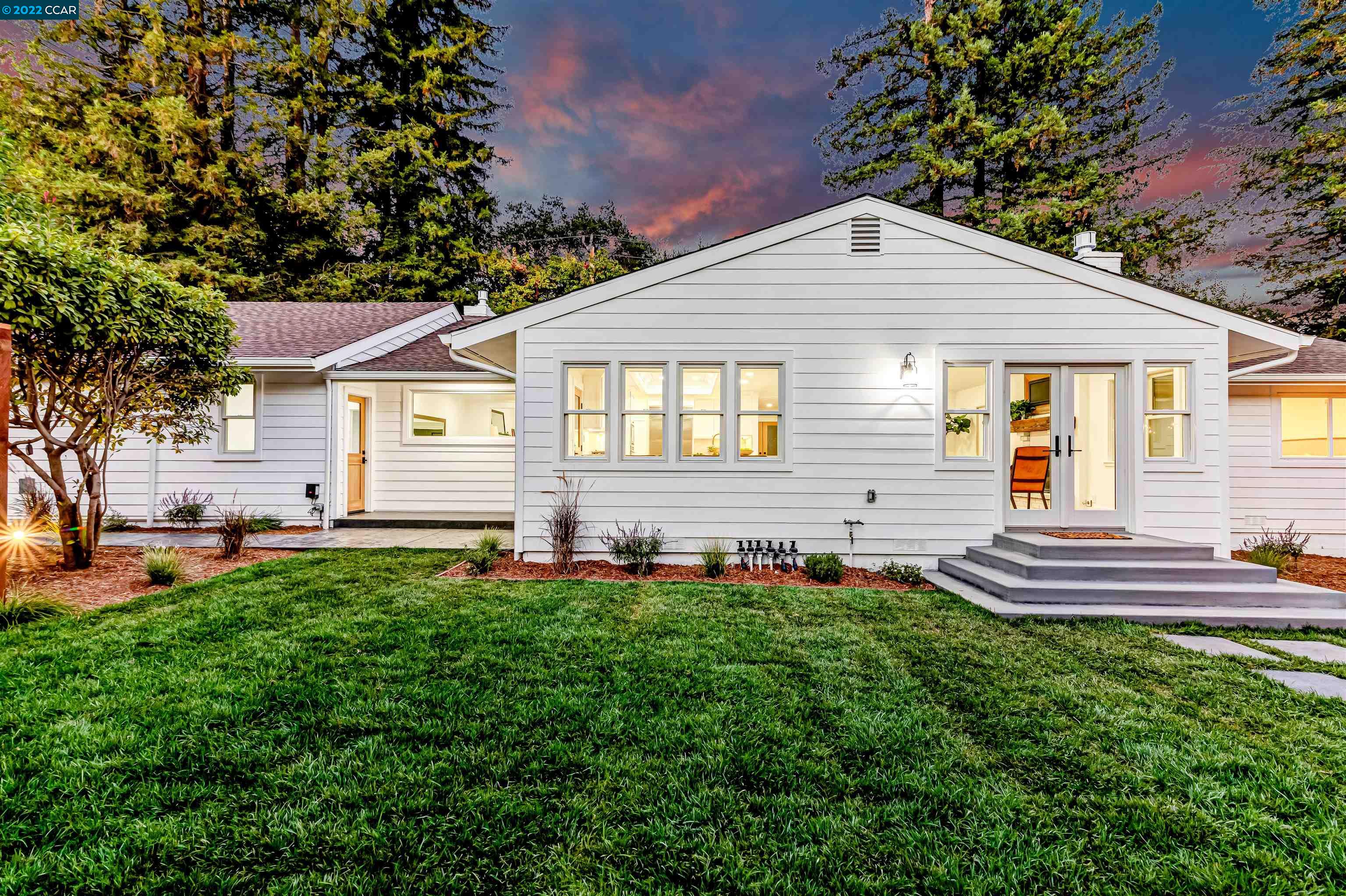 1385 Reliez Valley Road Lafayette, CA 94549 - Photo 1 of 1 a front view of a house with a yard