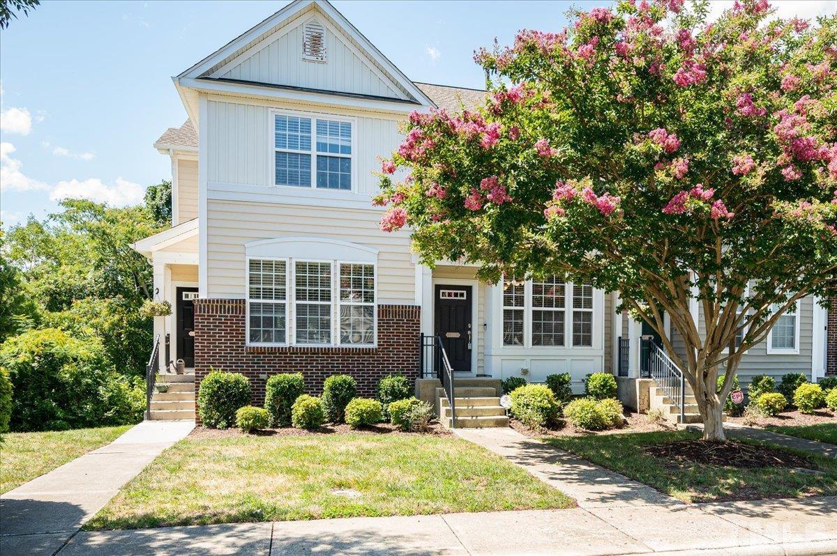 160 Grey Elm Trail Durham, NC 27713 - Photo 1 of 25 a front view of a house with a yard