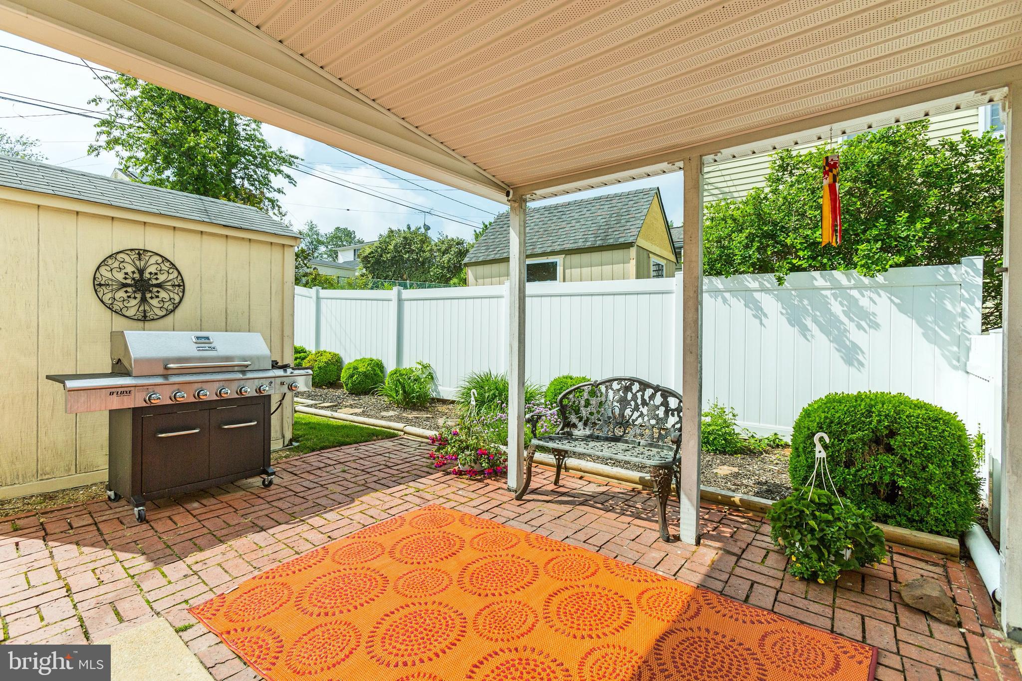 311 Ardmore Road Linthicum Heights, MD 21090 - Photo 29 of 33 Partially Covered Back Patio
