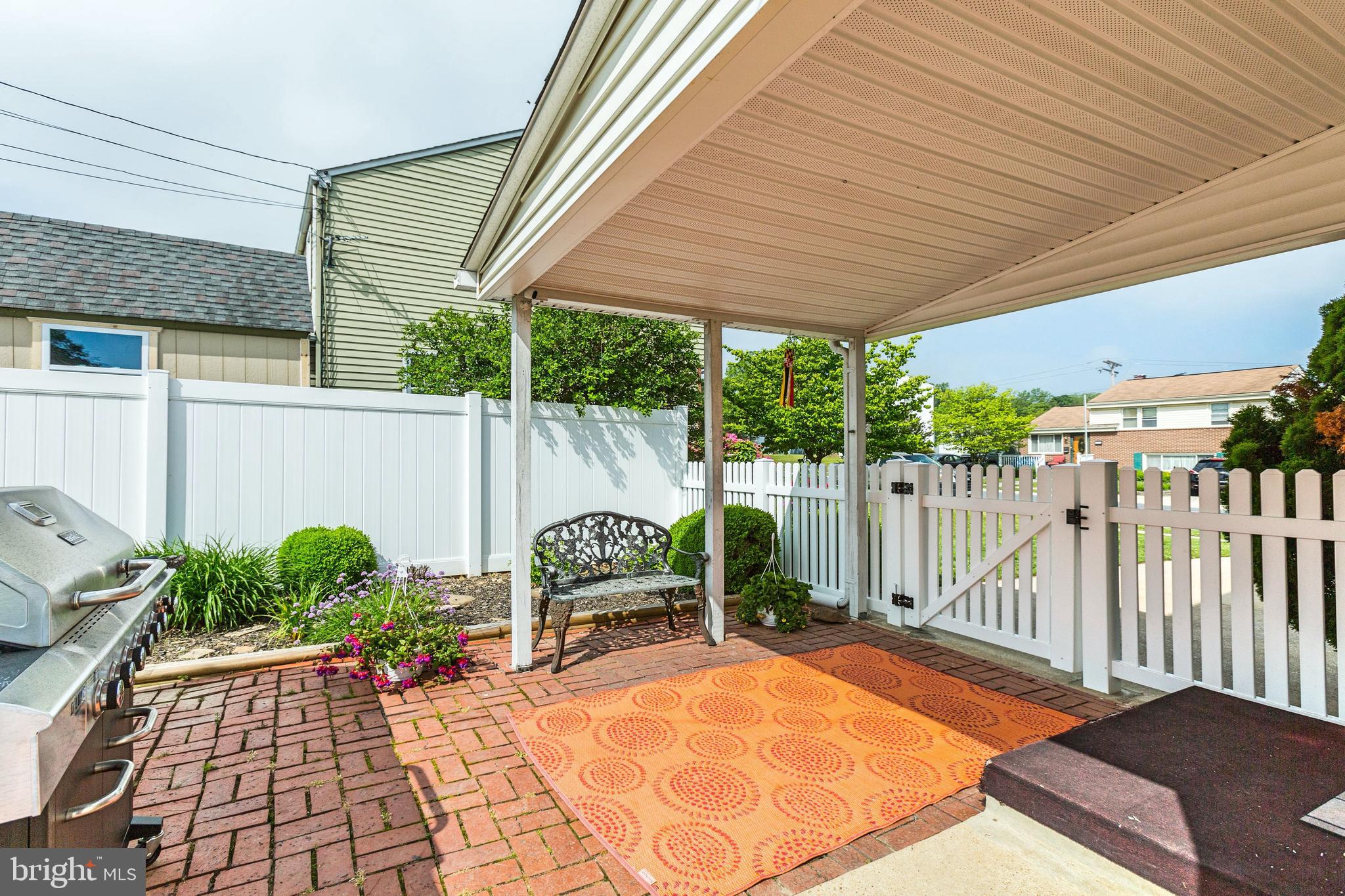 311 Ardmore Road Linthicum Heights, MD 21090 - Photo 30 of 33 Partially Covered Back Patio