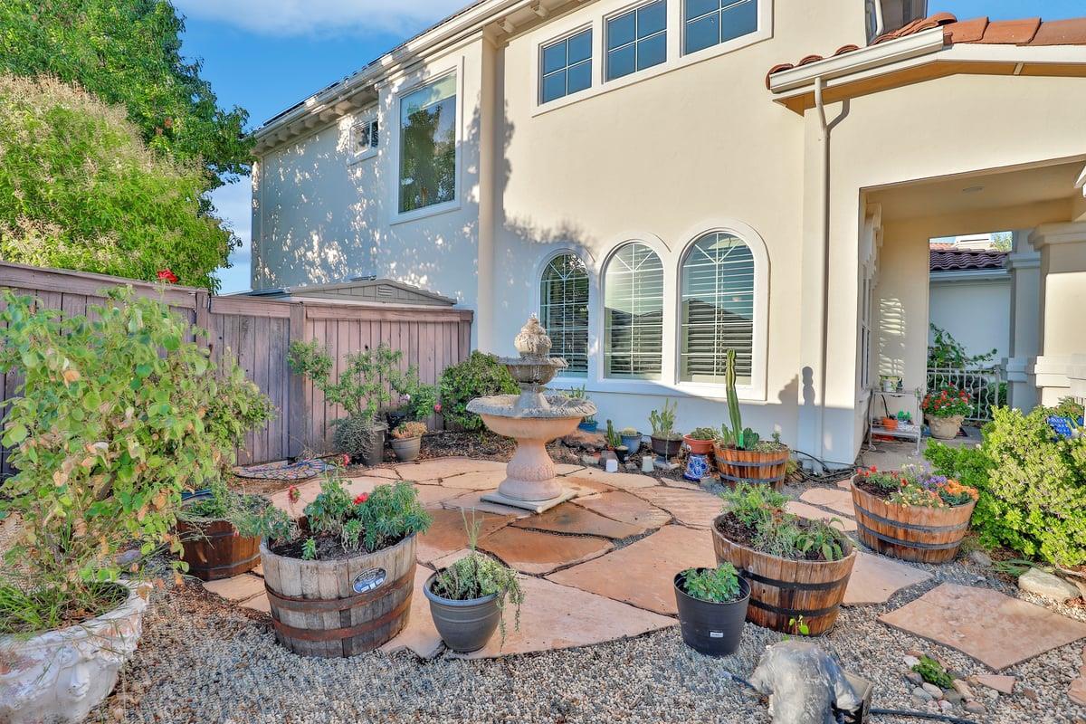 5100 Thalia Drive El Dorado Hills, CA 95762 - Photo 20 of 60 a view of a patio with plants and chairs