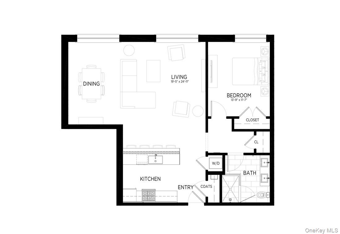 2 2nd Street, Unit 26 Rye, NY 10580 - Photo 8 of 8 a picture of a bench in a white building