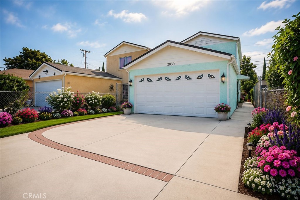 This image was digitally enhanced to show how a little TLC can change the look of your new home