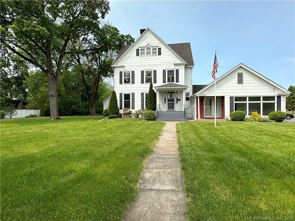 40 Center Street Windsor Locks, CT 06096 - Photo 1 of 1 a front view of a house with a yard